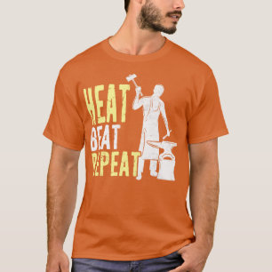 Camiseta Blacksmith E Anvil Heat Repetit