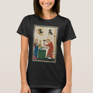 Camiseta Blacksmith Forging Helmet Medieval Art