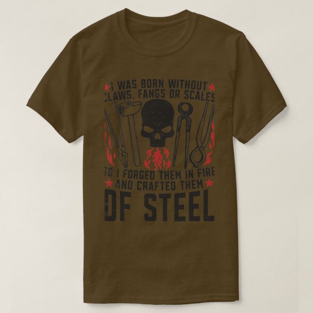 Camiseta Blacksmith Forging Iron Sl Blacksmithing (Frente do Design)