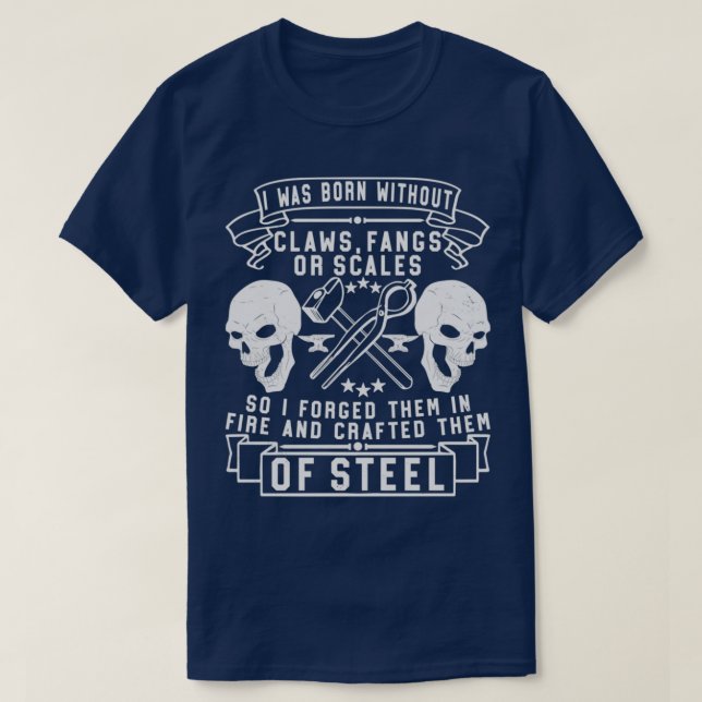 Camiseta Blacksmith Forging Iron Sl Blacksmithing 7 (Frente do Design)