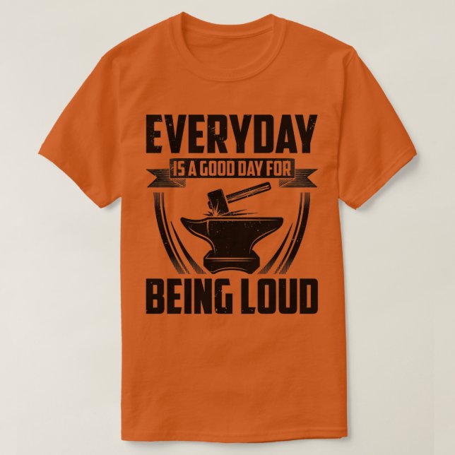 Camiseta Blacksmith Gift Idea Forging Anvil Farrier Forge T (Frente do Design)