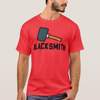 Camiseta Blacksmith Hammer Fitness Fitness Gym Crossfit T
