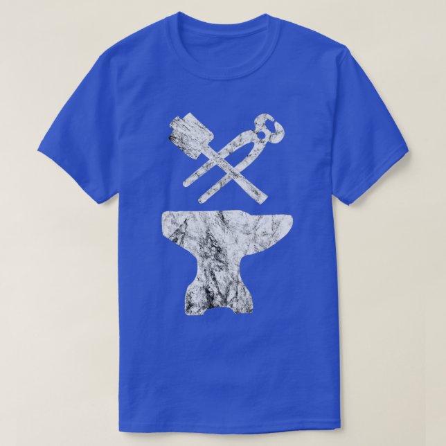 Camiseta Blacksmith Hammer Sl Forge Bladesmith Tongs T (Frente do Design)