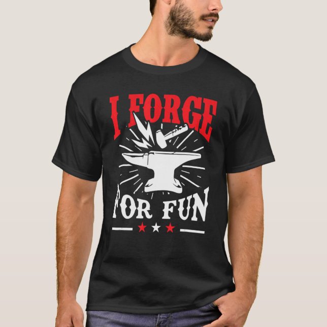 Camiseta Blacksmith I Forge Para Fúria (Frente)