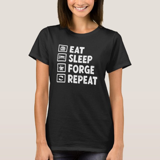 Camiseta Blacksmith Life Metal Working Blacksmith Lifes (Frente)