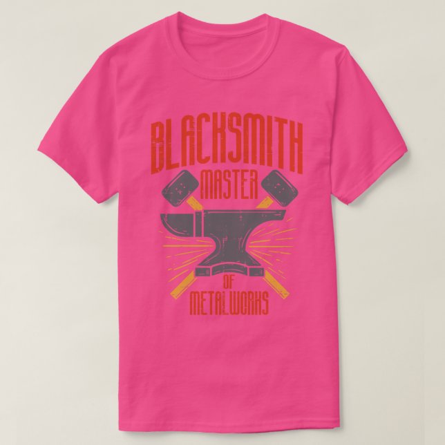 Camiseta Blacksmith Master of Metalworks (Frente do Design)