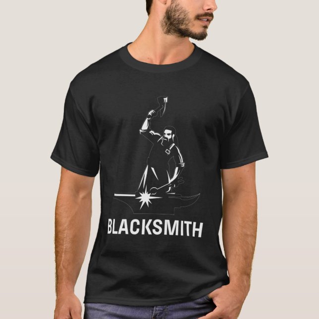 Camiseta Blacksmith Metalworker (Frente)