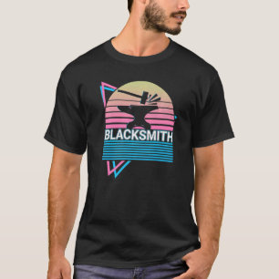Camiseta Blacksmithing Anvil Retro