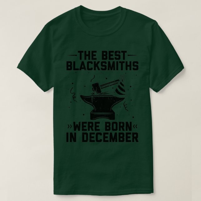 Camiseta Blacksmithing Birthday (Frente do Design)
