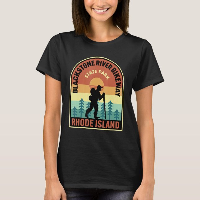 Camiseta Blackstone River Bikeway State Park Rhode Island H (Frente)