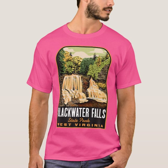 Camiseta Blackwater Falls State Park West Virginia (Frente)