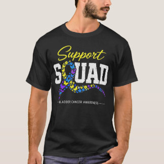 Camiseta Bladder Cancer Awareness Family Support Squad 
