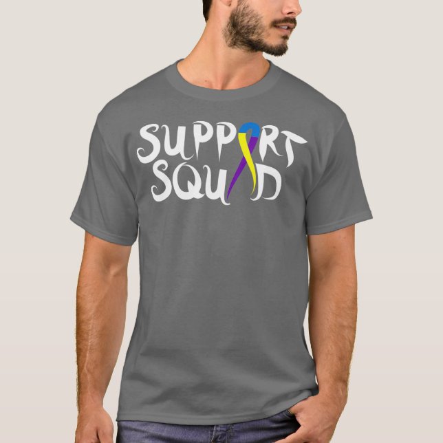 Camiseta Bladder Cancer Support Squad Awareness Month (Frente)