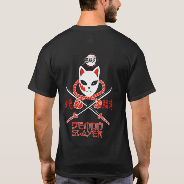 Camiseta Blade of the Demon Hunter Tee – Dark Fantasy Style (Verso)