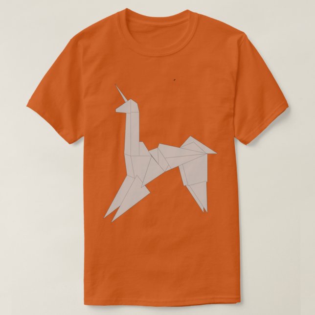 Camiseta BladeRunner Origami Unicorn (Frente do Design)