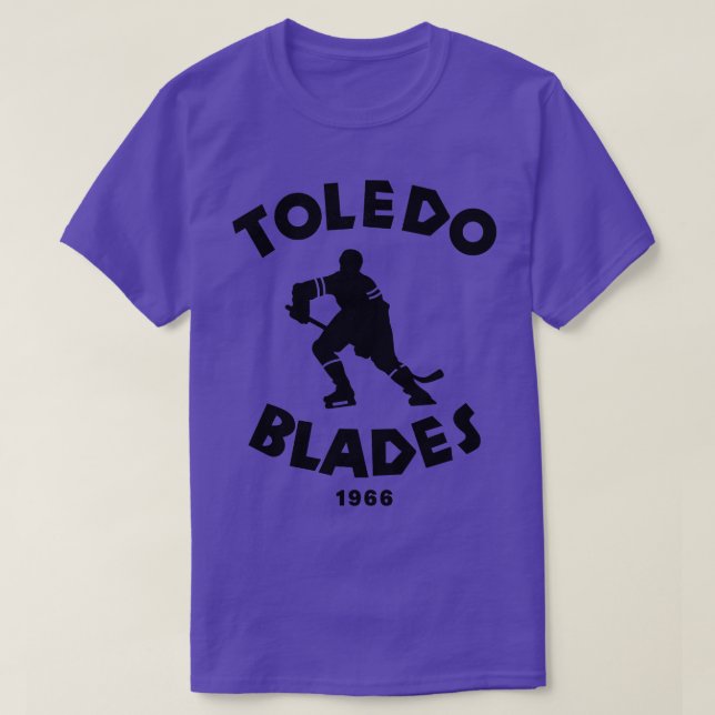 Camiseta Blades de Toledo Defunct Hockey 1966 (Frente do Design)