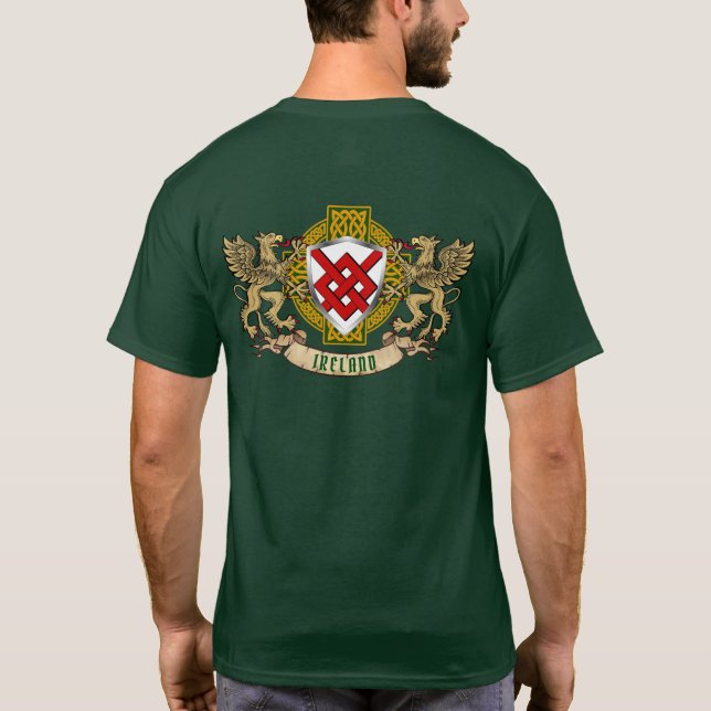 Camiseta Blake Irish Shield & Griffins Personalizados (Verso)