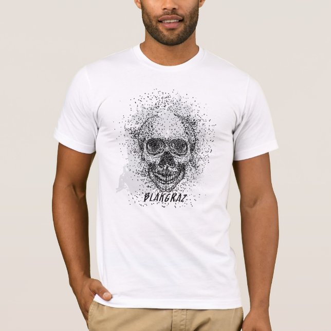 Camiseta Blakgraz Chaotic Skull (Frente)