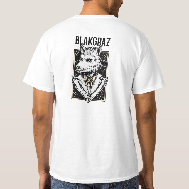 Camiseta Blakgraz Werewolf Portrait Hoodie (Verso)