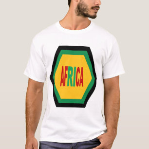 Camiseta blanc pour homme AFRICA