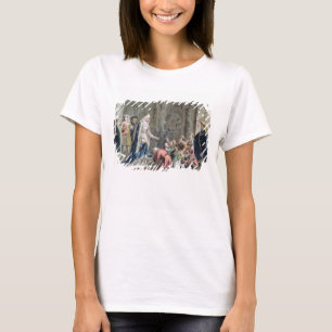 Camiseta Blanche de Castille (1185-1252) quebra acima o