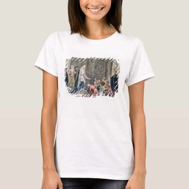 Camiseta Blanche de Castille (1185-1252) Quebra os Pris (Frente)
