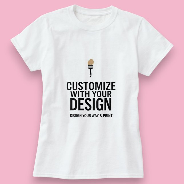Camiseta Blank Business Corporate Customizable Simple  (Criador carregado)
