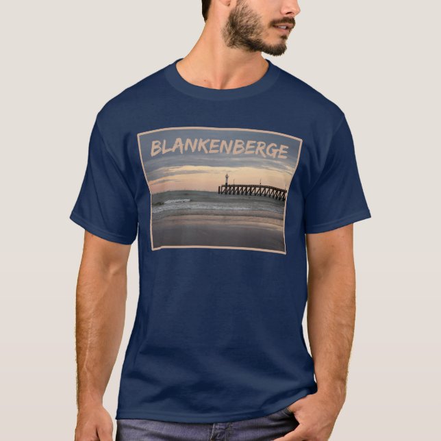 Camiseta Blankenberge Sunset, Belgian Coast T-Shirt (Frente)