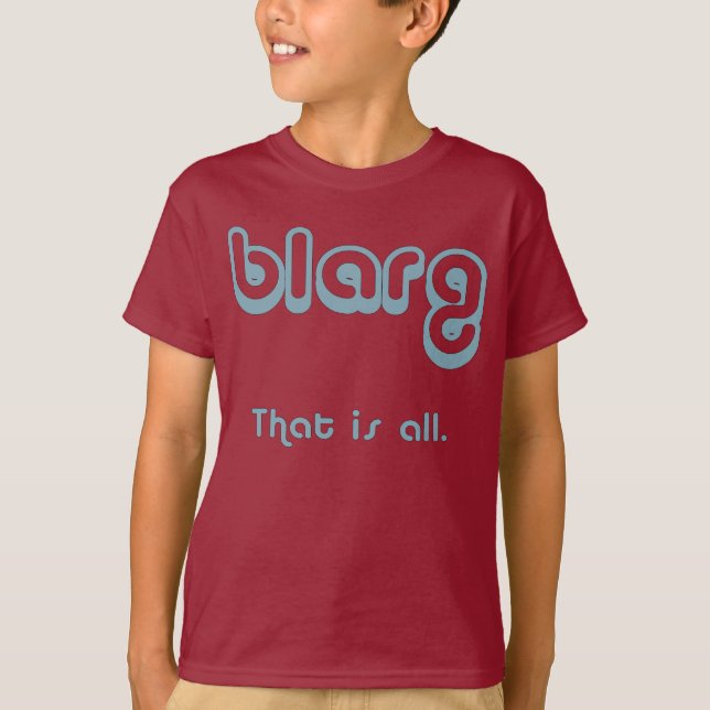 Camiseta blarg. (Frente)