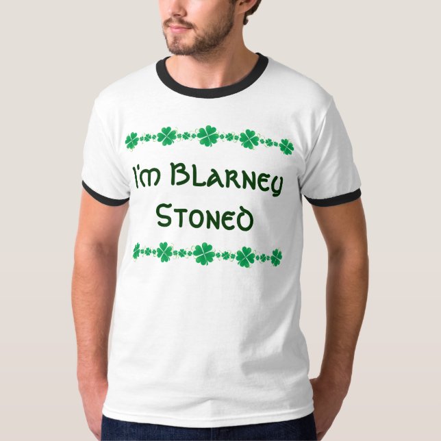 Camiseta "Blarney Stony" irlandesa engraçada (Frente)