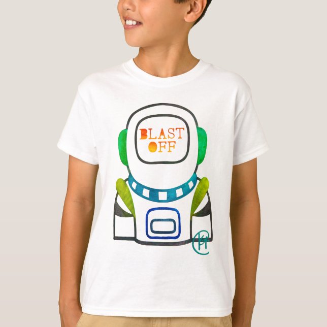 Camiseta Blast Off Astronautas T (Frente)