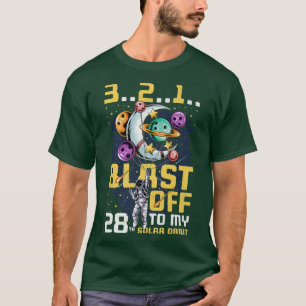 Camiseta Blast Off To My 28th Solar Orbit, 28th Birthday As