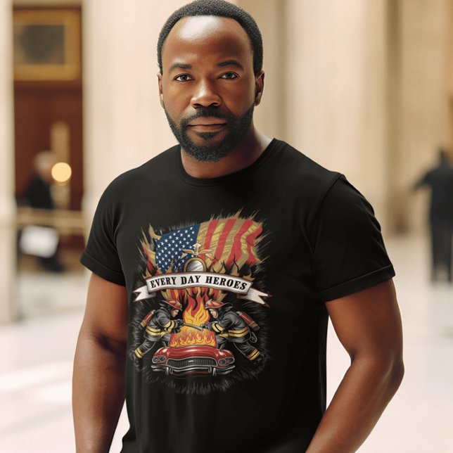 Camiseta Blaze de Batalha de Bombeiros (Criador carregado)