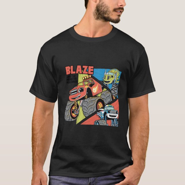 Camiseta Blaze E As Máquinas De Monstro Em Qualquer Lugar (Frente)