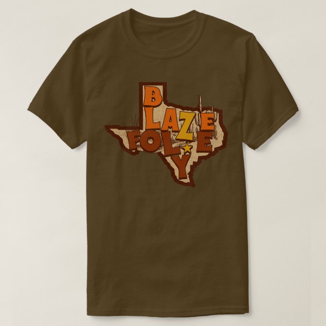 Camiseta Blaze Foley (Frente do Design)