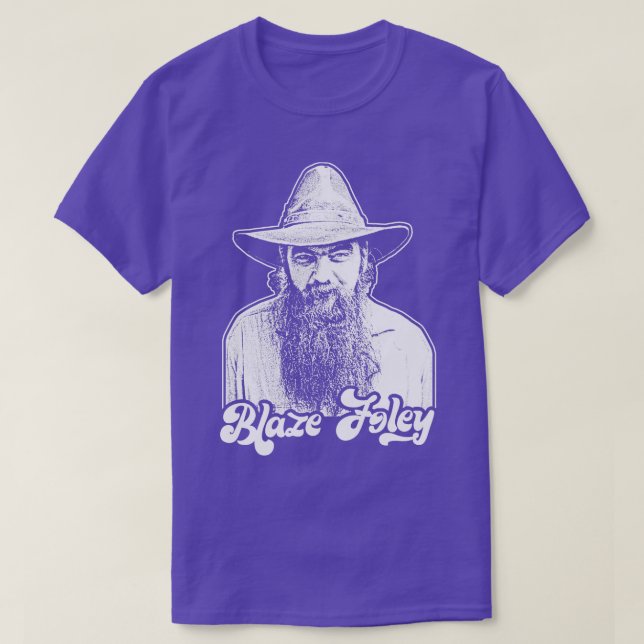 Camiseta Blaze Foley Original Retro Outlaw Country Fan Desi (Frente do Design)