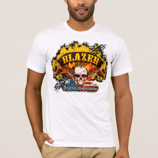Camiseta Blazer de Chevy - crânio da bandeira da