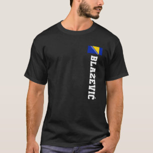 Camiseta Blazevic, Sobrenome De Bandeira Da Bósnia, Do Braç