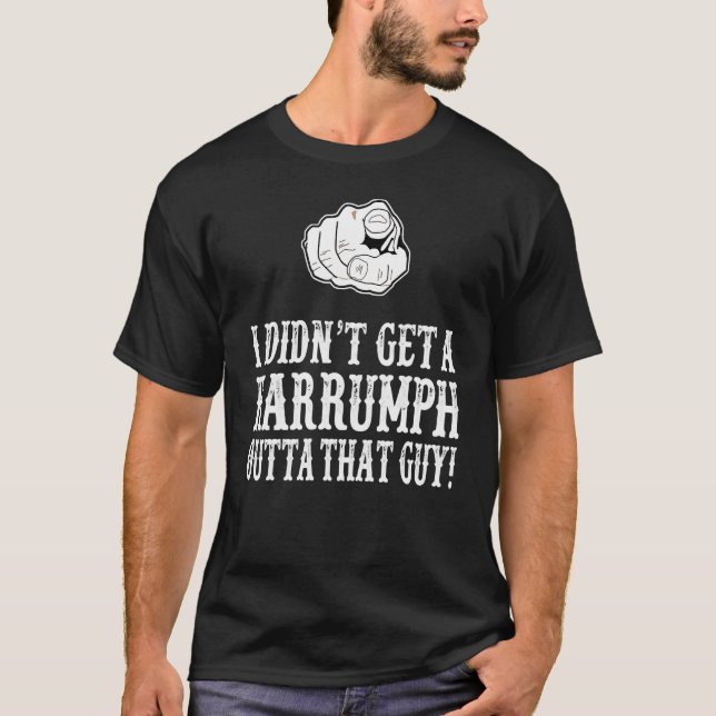 Camiseta Blazings Saddle - Eu Consegui Um arrum (Frente)