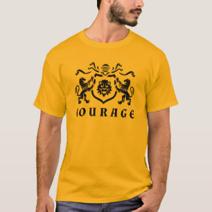 Camiseta Blazon dos leões da coragem