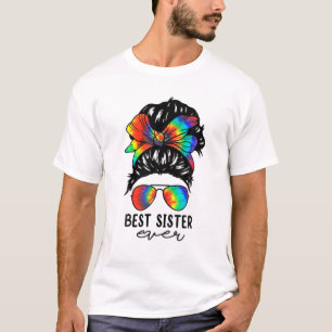 Camiseta Bleach Best Nana Ever Tie Dye Mensy Bun Hair Mothe