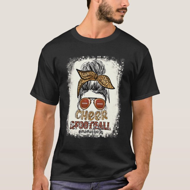 Camiseta Bleach Leopard Coque Desgrenhado Mãe De Ambos Torc (Frente)