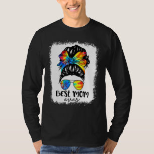 Camiseta Bleach Melhor Mãe Alguma Vez Tie Dye Sacuy Bun Hai