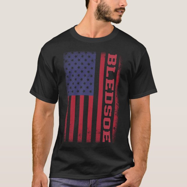 Camiseta BLEDSOE American Flag (Frente)