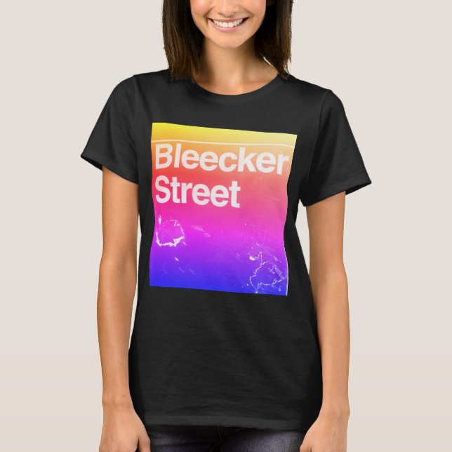 Camiseta Bleecker Street, Greenwich Village, Manhattan NYC (Frente)