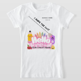Camiseta BLEEGRÁFICOS: Olá, Pré-K!