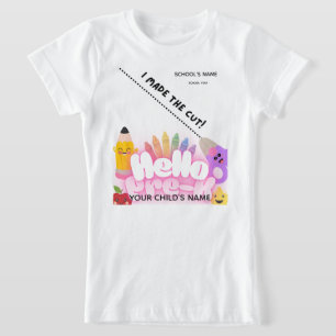 Camiseta BLEEGRÁFICOS: Olá, Pré-K!