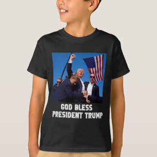 Camiseta Bless Presidente Trump Trump Trump 2024 Votação