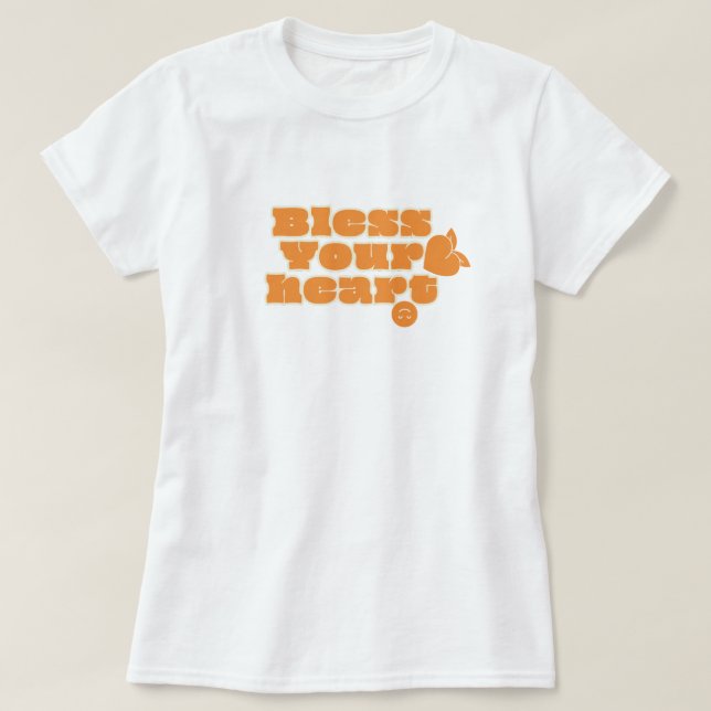 Camiseta Bless Your Heart (Frente do Design)