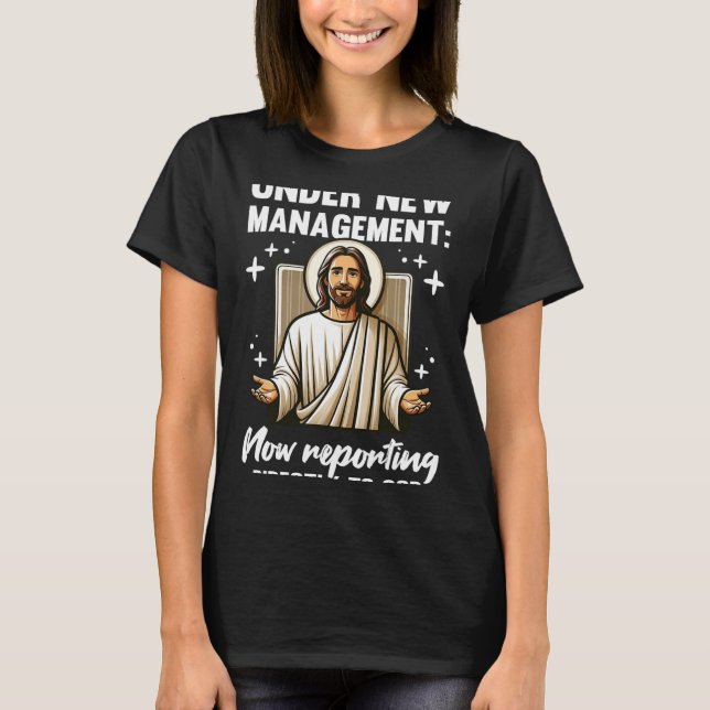 Camiseta Blessed Baptism Religious Christian Under New Mana (Frente)